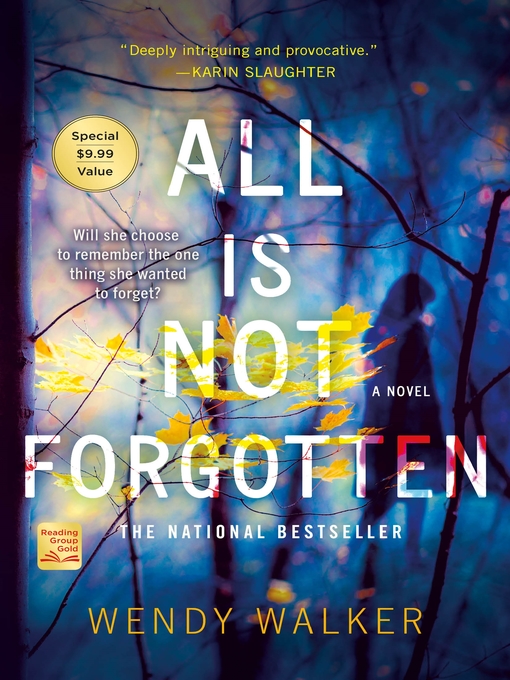 Title details for All Is Not Forgotten by Wendy Walker - Wait list